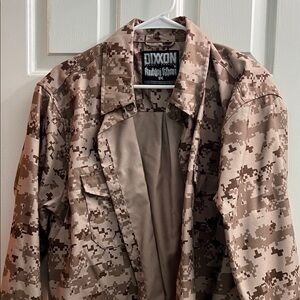 DIXXON Mens Utility Jacket in Digital Camo